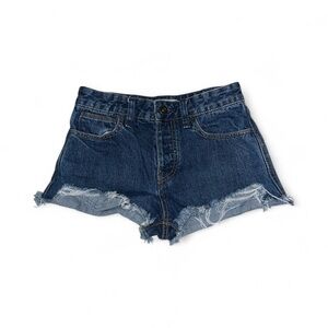 Free People Sz.24 cutoff Jean shorts Like New! Buttonfly